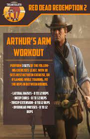 Rdr2 Arthur Morgan S Arm Workout Beginner Arm Workout Workout Workout For Beginners