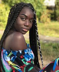 Black And Brown Box Braids On Dark Skin Blackbarbix For Make Up Tutorials Follow Darkskinwomen Makeup Dark Skin Women Beautiful Dark Skinned Women Beautiful Dark Skin