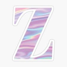 30 aesthetic synonyms that start with letter a. Letter Z Holographic Stickers Lettering Brand Stickers Letter Z