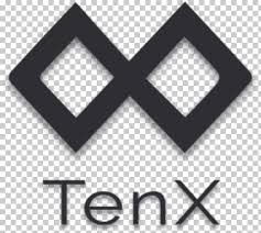 Tenx Logo Cryptocurrency Brand Product Cryptocurrency
