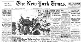 Batista was a us ally, and many cubans did not want the united states to influence their economy. 1959 Following The Overthrow Of Fulgencio Batista Fidel Castro Arrives Triumphant In Havana Nyt Archives Scoopnest
