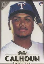 2018 Donruss Optic #40b Willie Calhoun Texas Rangers "June Calhoun"