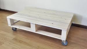 A pallet coffee table is one of those furniture pieces that can take a big of your budget but it is also a crucial one to gain an enjoyable sitting! Single Pallet Coffee Table Wheels Creator Creations Nelspruit