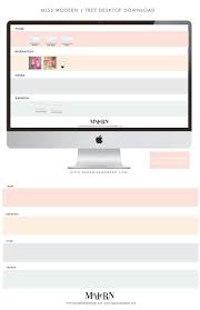 Dear Miss Modern Desktop Wallpaper Organizer Desktop Design Desktop Organization