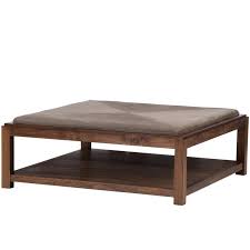 The contemporary square ottoman can be used as a coffee table in the living room. Landon Coffee Table Ottoman For Sale At 1stdibs