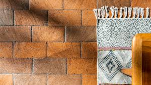Vinyl floor tile brick pattern. Brick Flooring Pros And Cons