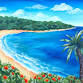 Paint and Wine Night in Waikanae Beach - Blue Bay - Hey Coastie 42 Tutere St Event Image