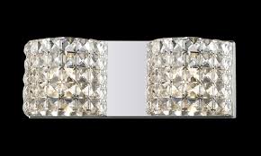 Learn more about bath bars. Z Lite Panache 3 54 In X 5 11 In 2 Light Crystal Led Vanity Light Lowe S Canada