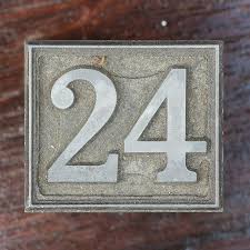 Calendar Number 24 By Leo Reynolds Via Flickr Calendar Numbers Numbers Stick Poke Tattoo