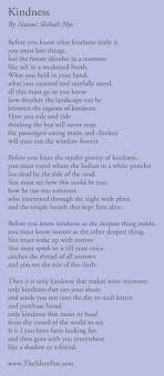 Kindness By Naomi Shihab Nye Kindness Poem Words Poetry