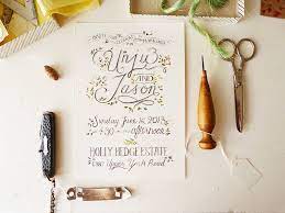 Hand Written Calligraphy For Rustic Garden Inspired Wedding Invitation Hand Drawn Wedding Invitations Whimsical Wedding Stationery Hand Drawn Invitation