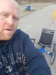 Flying Wettrike with wheels removed in Virginia Beach