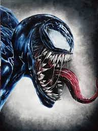 Paining Of Venom Venom Art Venom Comics Marvel Drawings