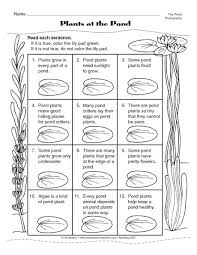 Science Worksheet Pond Plants The Mailbox Science Worksheets Have Fun Teaching Pond Life