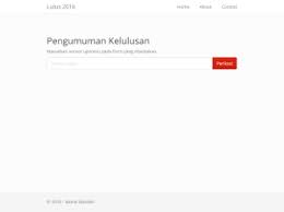Source Code Aplikasi Pengumuman Kelulusan Berbasis Web Di 2020 Aplikasi