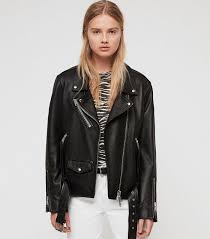 Allsaints Billie Leather Jacket Leather Jackets Women Leather Jacket Biker Jacket