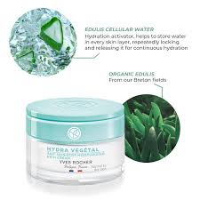 Yves Rocher Hydra Vegetal 48H Moisturizing Rich Cream - Best Face  Moisturizer for Normal to Dry Skin - 1.6 FL OZ - Shop Internationally | Buy  Now with Express International Delivery | GoSupps.com