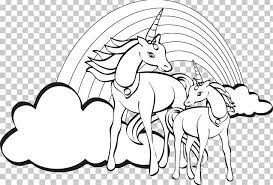 Download Unicorn Coloring Book Colouring Pages Unicorn Coloring Book Child Png Clipart Adult Animal Figure Artwork Black