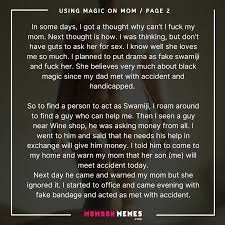 Innocent Mom & Black Magic | Stories – Incest Mom Son Captions Memes &  Stories