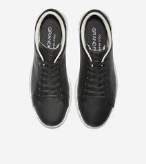 Black leather/mini ocelot leapard print. Women S Grandpro Tennis Sneaker In Black Optic White Cole Haan
