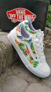 Vans Custom Vans Shoes Custom Vans Floral Vans Vans Rose Vans Shoes Embroidered Vans Rose Van Vans Shoes Fashion Vans Shoes Rose Vans