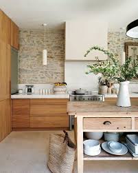 Frische Kuchenspiegel Ideen Natursteinwand In 2020 Interior Design Kitchen Kitchen Layout Home Decor Kitchen