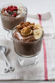 Breakfast Friday Chocolate Peanut Butter Creamy Chia Pudding Edible Perspective Healthy Sweets Food Vegan Desserts