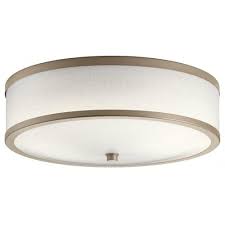 See more ideas about light, crystal pendant lighting, light fixtures. Kichler 10820cp Builder 2 Light Flourescent Flush Mount In Champagne Lighting By Lux