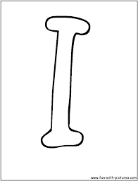 A is for coloring page. Bubble Letters I Coloring Page Bubble Letter I Letter A Coloring Pages Bubble Letter Fonts