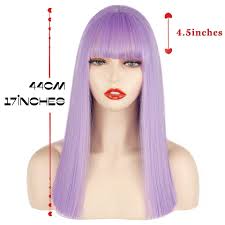 Check spelling or type a new query. Rambut Warna Ungu Sintetis 18 Inci Ombre Lurus Natural Panjang Wig Pesta Warna Campur Pink Untuk Wanita Putih Hitam None Renda Wig Sintetis Aliexpress
