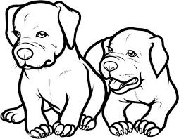 They are excellent to help cope with stress, depression and other psychological ailments. Two Adorable Baby Pitbull Dog Coloring Page Coloring Sky