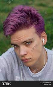 Reshma beauty 30 minute henna hair color pure natural & organic dye infused with goodness of herbs (natural violet) 4.3 out of 5 stars. Handsome Guy Purple Image Photo Free Trial Bigstock