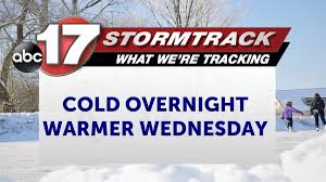 Tracking a cold night, mild Wednesday