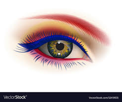 eye makeup royalty free vector image