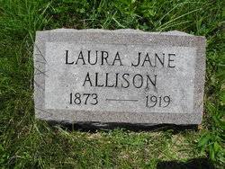 Laura Jane Crow Allison (1873-1919): homenaje de Find a Grave
