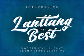It is neat, modern and stylish. Lantang Best Modern Stylish Font 310314 Script Font Bundles