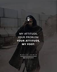 Bio For Instagram For Boy Attitude In Marathi With Emoji My Attitude Your Problem Your Attitude My Foot My Attitude Attitude Problem Problem Quotes