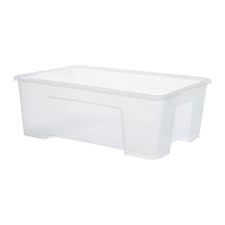 Clear Bins For Organizing Smaller Learning Activities Will Take Picture Of Toys To Put On The Front And Label It For Easy Access Ikea Samla Ikea Storage Boxes