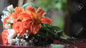 Ebay.com has been visited by 1m+ users in the past month Preparation Of Wedding Bouquet Roses And Lilies On The Table Stock Photo Picture And Royalty Free Image Image 80825244