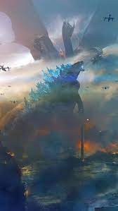 Godzilla King Of The Monsters 2019 Phone Wallpaper Moviemania Godzilla Wallpaper Godzilla Vs King Ghidorah All Godzilla Monsters