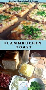 Flammkuchen Toast Rezept Diese Idee Ist Einfach Phanomenal Flammkuchen Toast Flammkuchen Rezepte