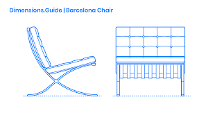 Low price guarantee and expert service for knoll. Barcelona Chair Dimensions Drawings Dimensions Com