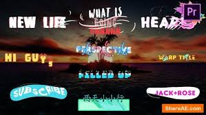 In the download, you'll find everything you need to. Videohive Creative Colorful Titles Premiere Pro Mogrt Free After Effects Templates After Effects Intro Template Shareae