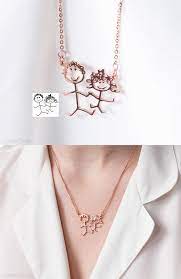 Turn a favorite masterpiece from your collection on the fridge into the perfect art accent for the kids' room. Children S Drawing Necklace Child S Artwork Necklace Kid S Art Necklace Wearable Art Drawing Jewelry Art Jewelry In 2020 Art Necklaces Jewelry Art Necklace Drawing