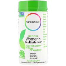 Rainbow Light Certified Women S Multivitamin 120 Vegetarian Capsules Iherb