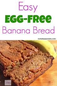 Egg Free Banana Bread Simple Banana Bread Recipe With Applesauce Recipe Egg Free Banana Bread Recipe Banana Bread Recipes Eggless Banana Bread Recipe