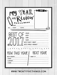 2020 Year In Review Printable For Kids New Year S Eve Activities New Years Activities Kids New Years Eve