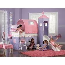 Their incredible selection and great prices keep customers happy year after year. Castle Twin Size Tent Bunk Bed With Slide Princess Bed With Slide Girls Bedroom Furniture Toddler Bedroom Girl