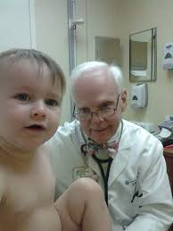 Baby photos with Dr. Fisher