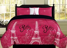 Black And White Comforter Full Size Beatrice Paris Love 6 Piece Twin Size Pink Black And White Eiffel Tower Comforter Bedding Set With Sheet Set Paris Bedding Full Bedding Sets Bedding Sets